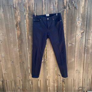 Acne studios Classic Navy straight leg cotton blend pants size 30/32